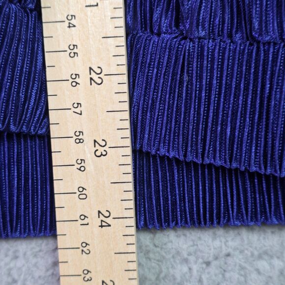 Soho Apparel Womens Bomber Jacket XL Purple Pleated Lightweight Ribbed Zip Up - Picture 8 of 10